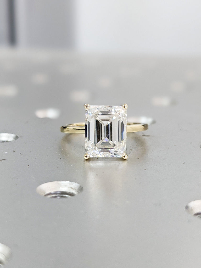 Custom for Darleen - 3.5ct Oval Moissanite Center - 14K Yellow Gold - 5US