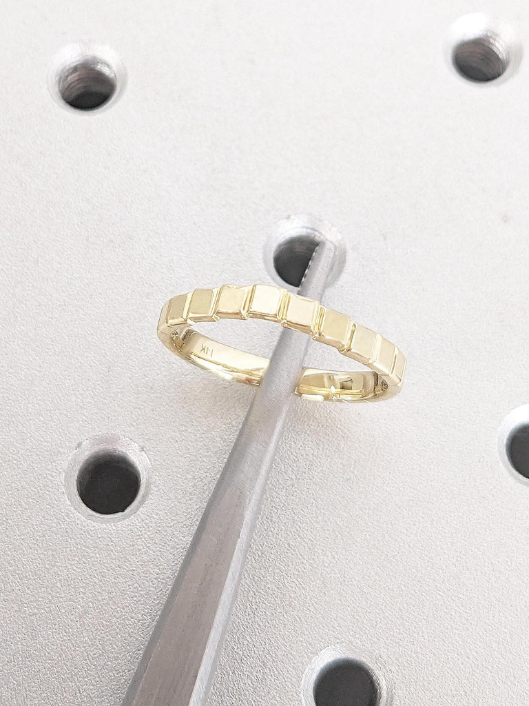 Unique His and Her Sets, His and Hers Rings, Matching Rings, 14k Yellow Gold Couple Ring, Anniversary Ring Sets, Wedding Gift for Couples