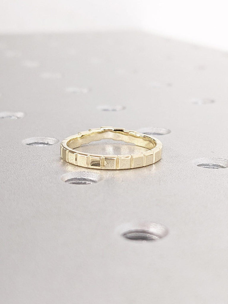 Promise Rings for Women, 14k Gold Wedding Ring, Anniversary Ring for Her, Dainty Minimalist Ring, Unique Wedding Anniversary Gifts for Women