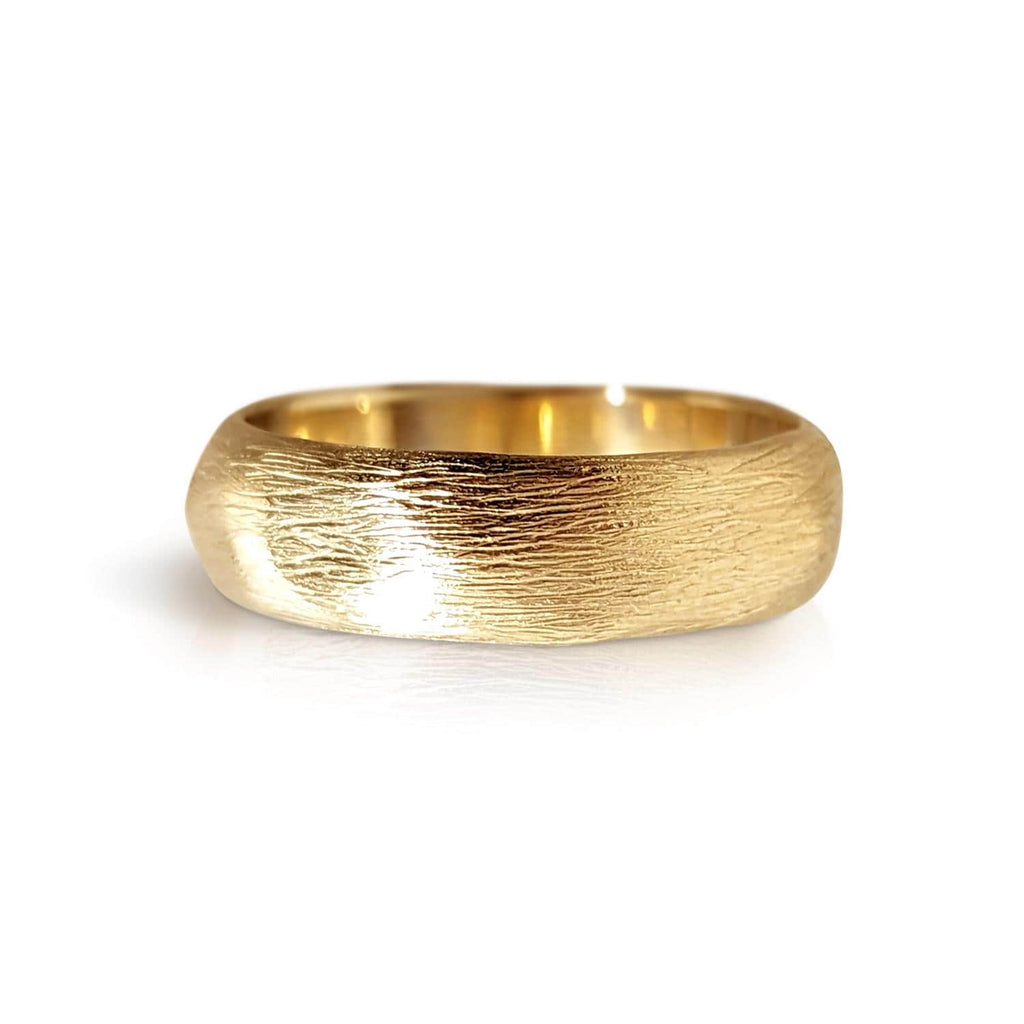 6MM Men Gold Ring