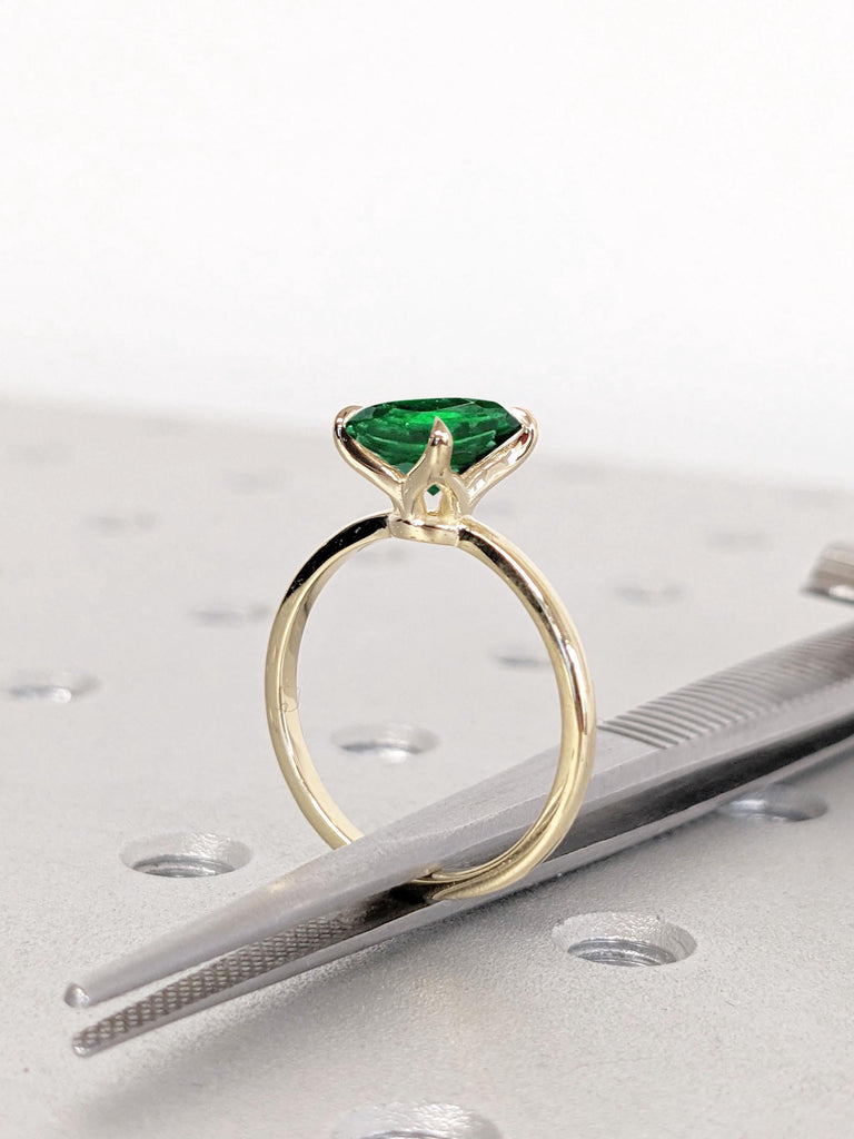 Tulip Floral Ring | Tulip Engagement Ring | Simple Promise Ring | 14k Gold Rings for Women