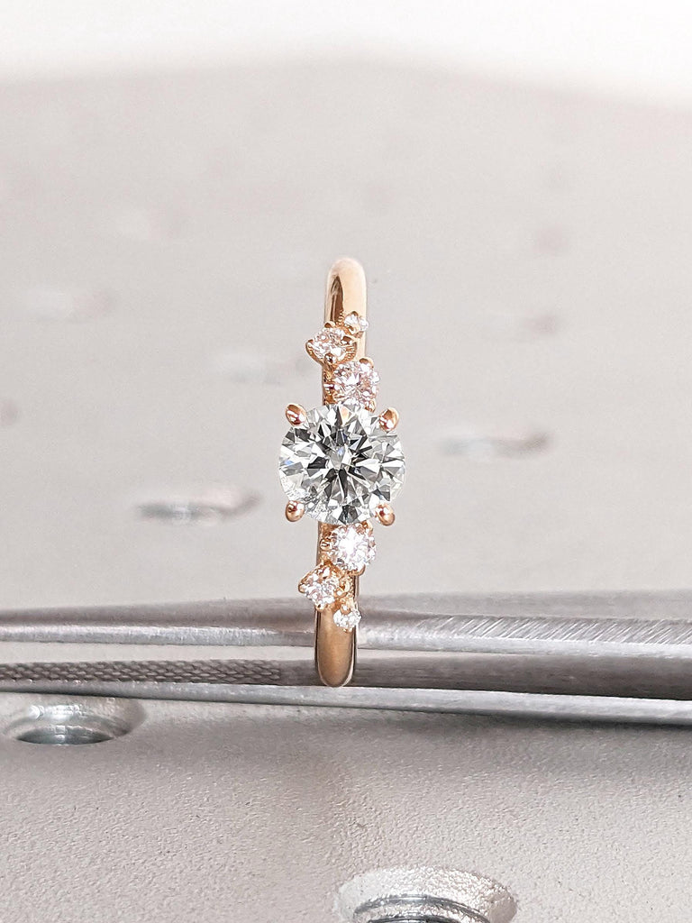 Lab Grown Diamond Ring, Custom 1-carat VVS Diamond Engagement Ring, Perfect Diamond Engagement Ring