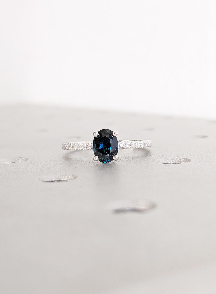 One of a Kind Teal Sapphire
