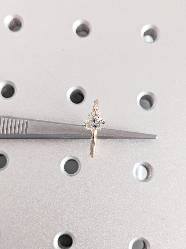 Anniversary Ring, Gift for Wife, Moissanite Jewelry