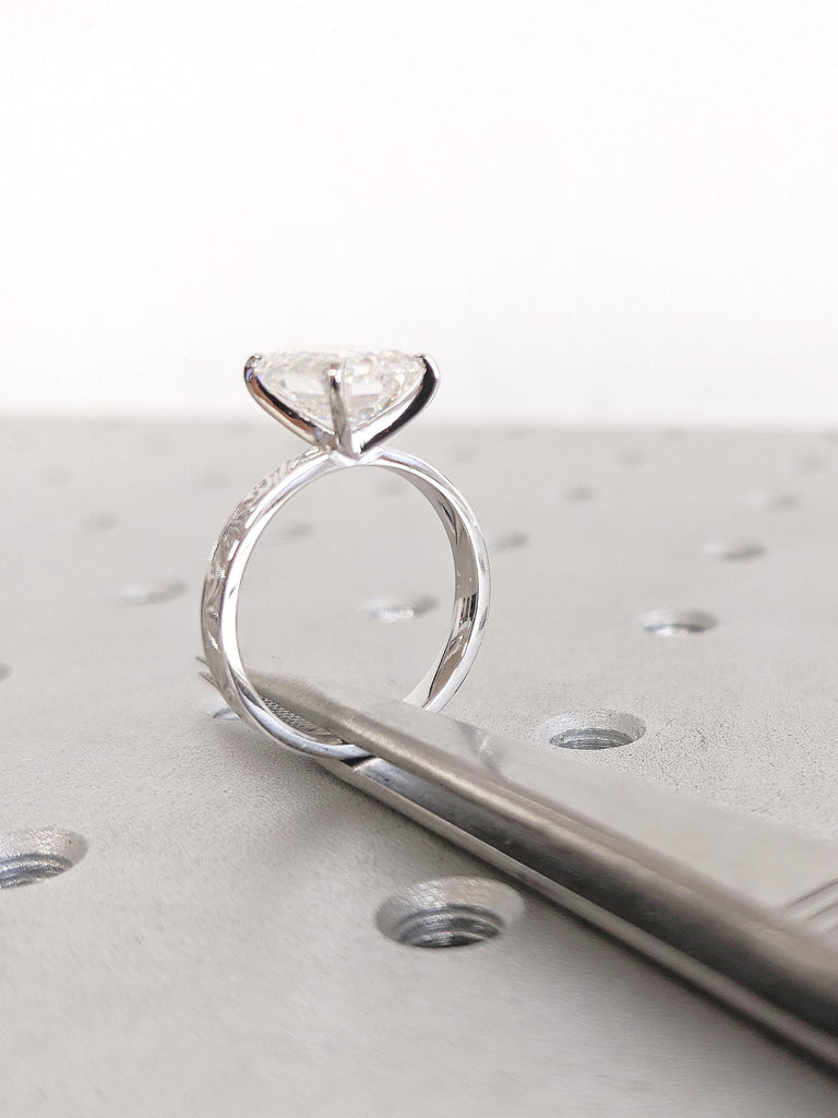 Emerald Cut Ring, Statement Ring