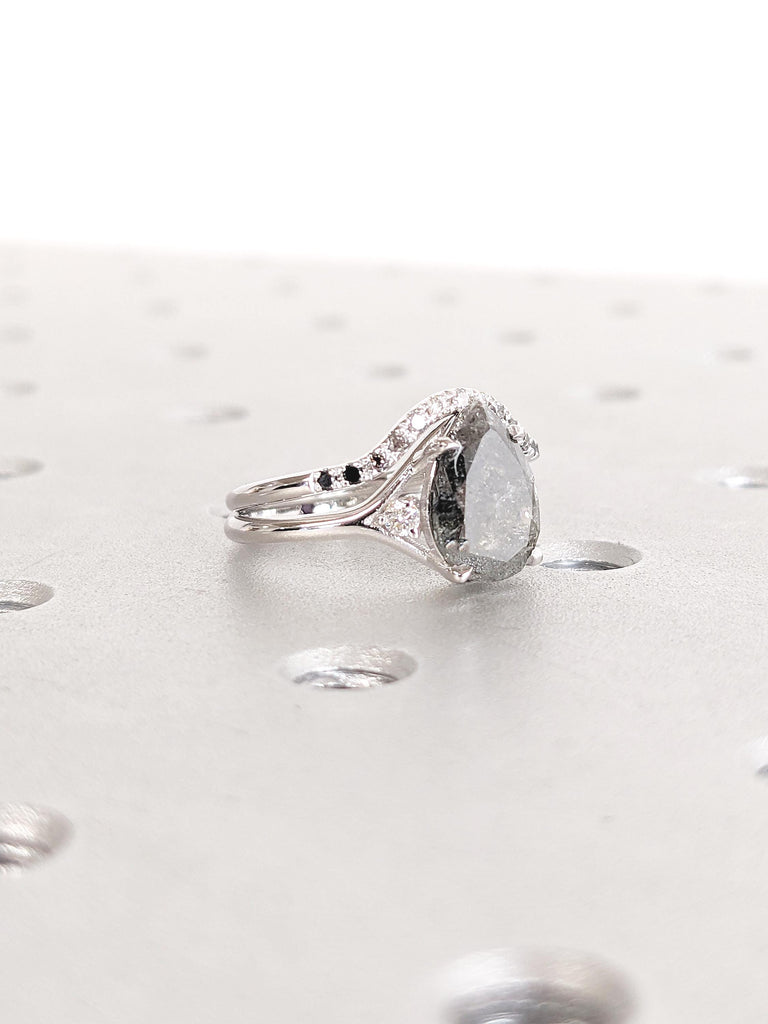 Split Shank Ring, Pear Ring