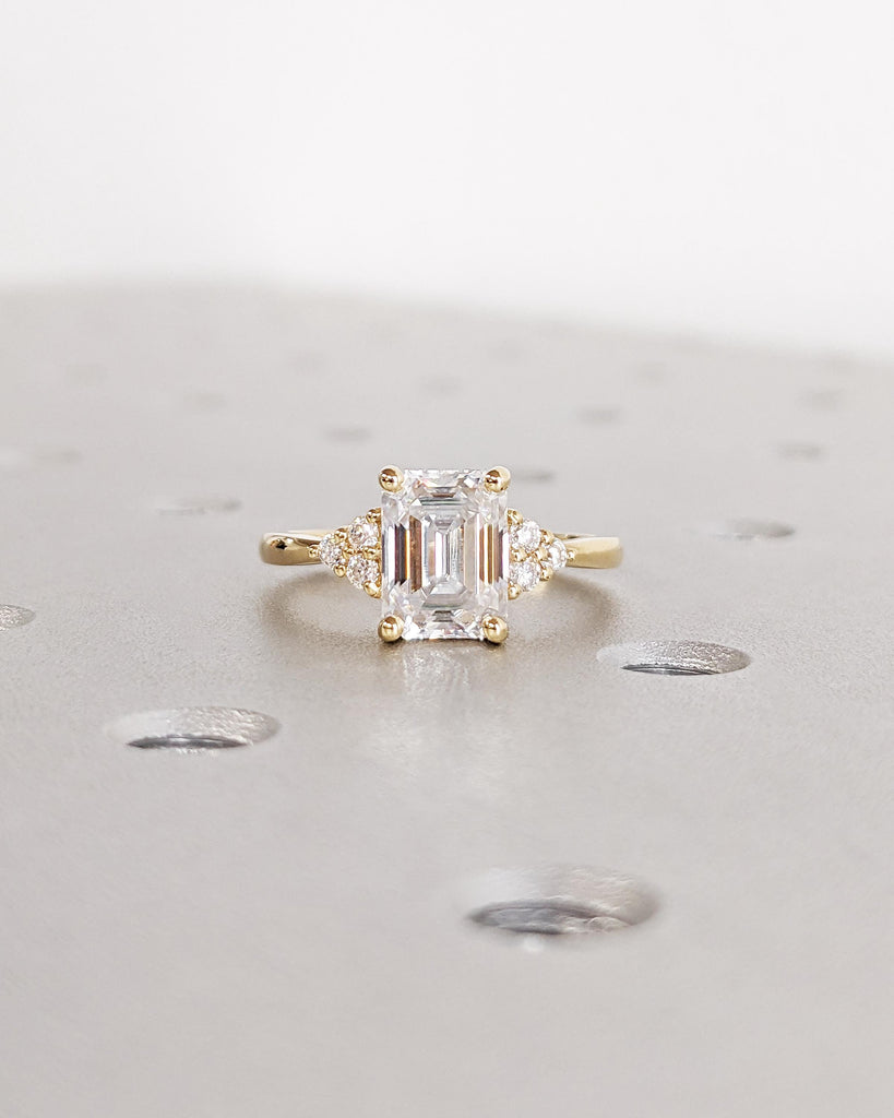 Art Deco Lab Grown Diamond Ring