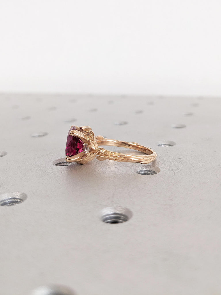 Lab Ruby Ring, Ruby Jewelry