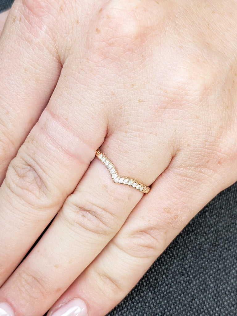Matching Rings for Women, Dainty Wedding Ring