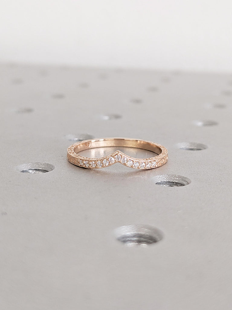 14k Rose Gold Wedding Band