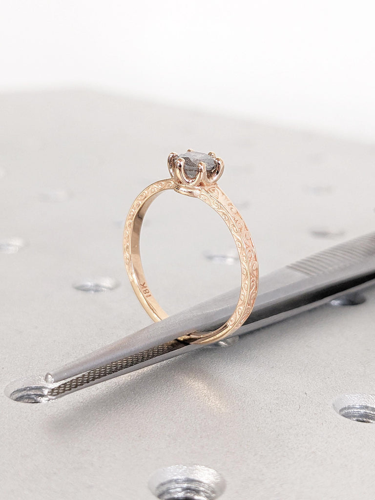 Unique Filigree Ring, Gift for Her