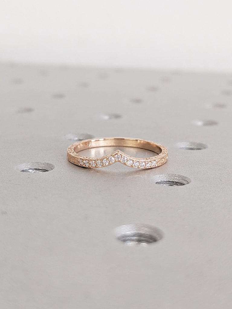 14k Rose Gold Wedding Band