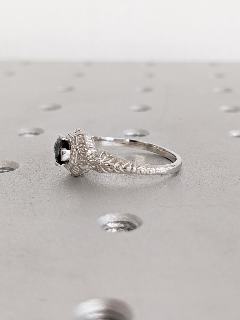 Platinum Ring, Antique Ring for Women