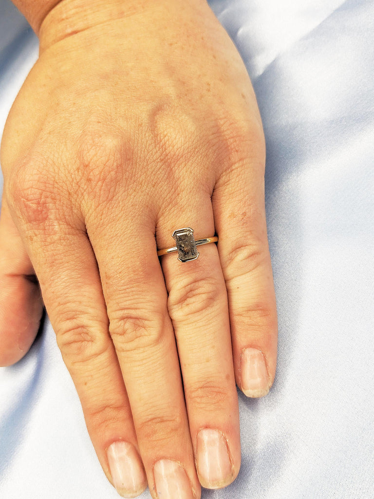 Emerald Cut Ring, Unique Ring