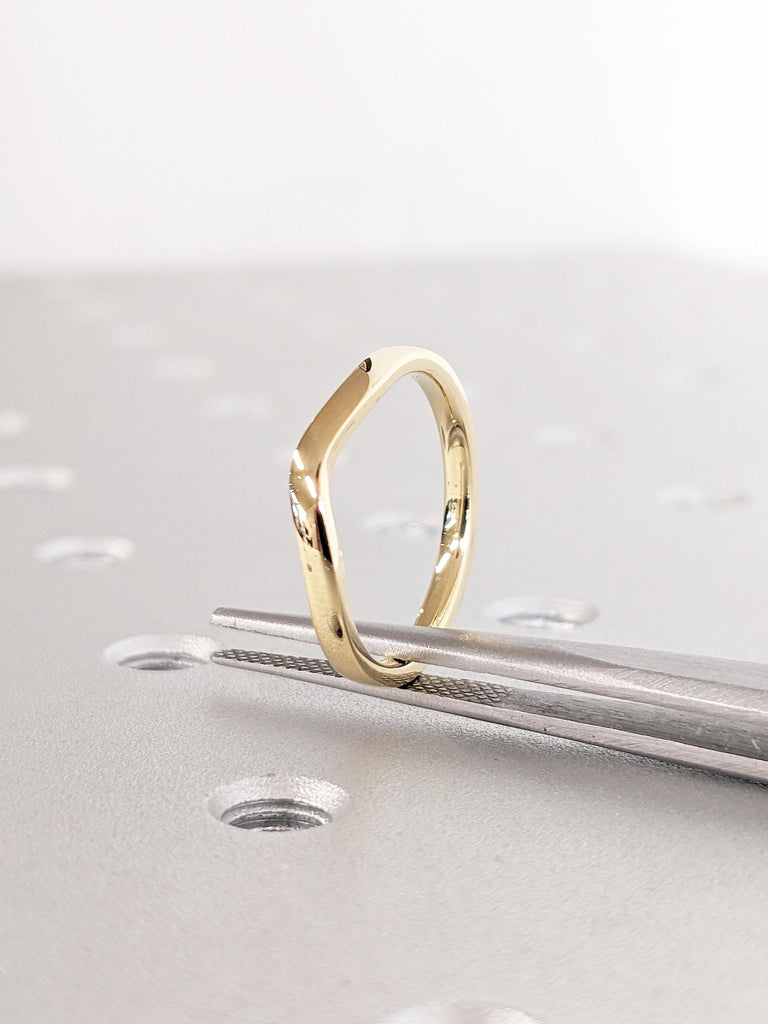 Curved Wedding Band