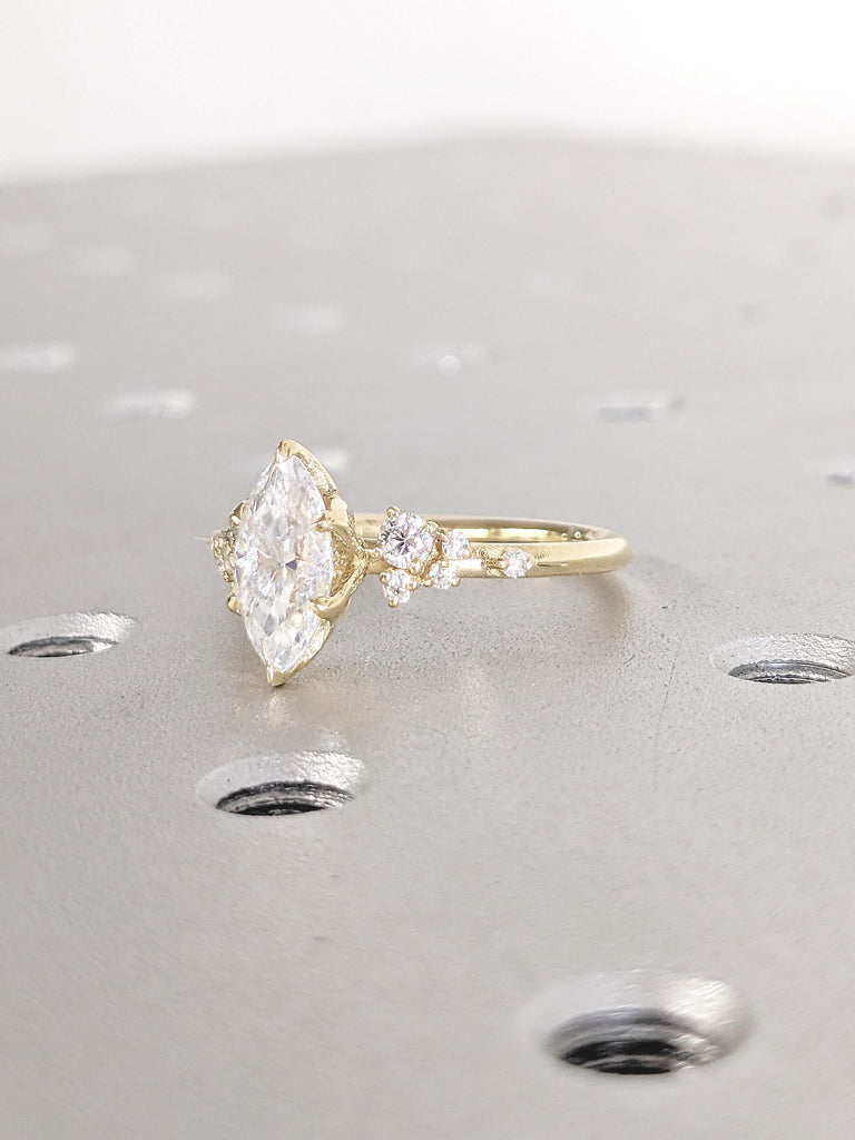 Moissanite Snowdrift Ring