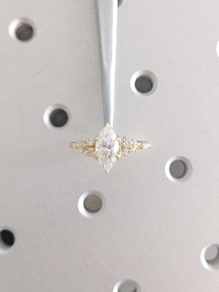 Art Deco Moissanite Ring