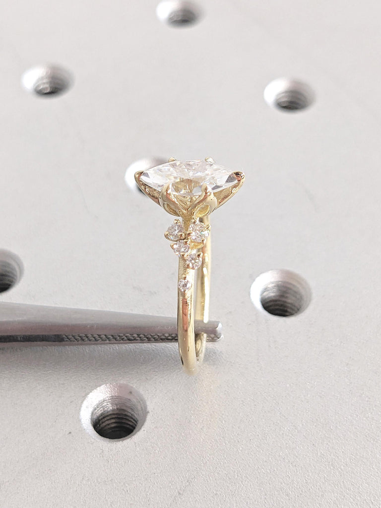 Unique Marquise Ring, Personalized Ring