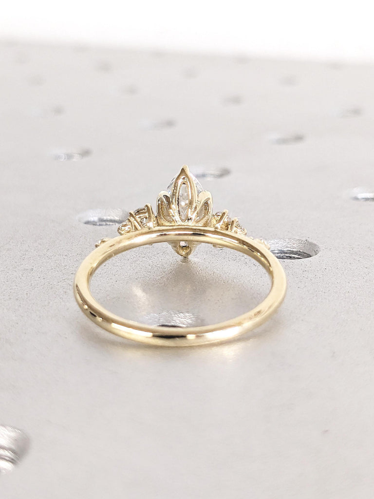 14k Yellow Gold Marquise Ring