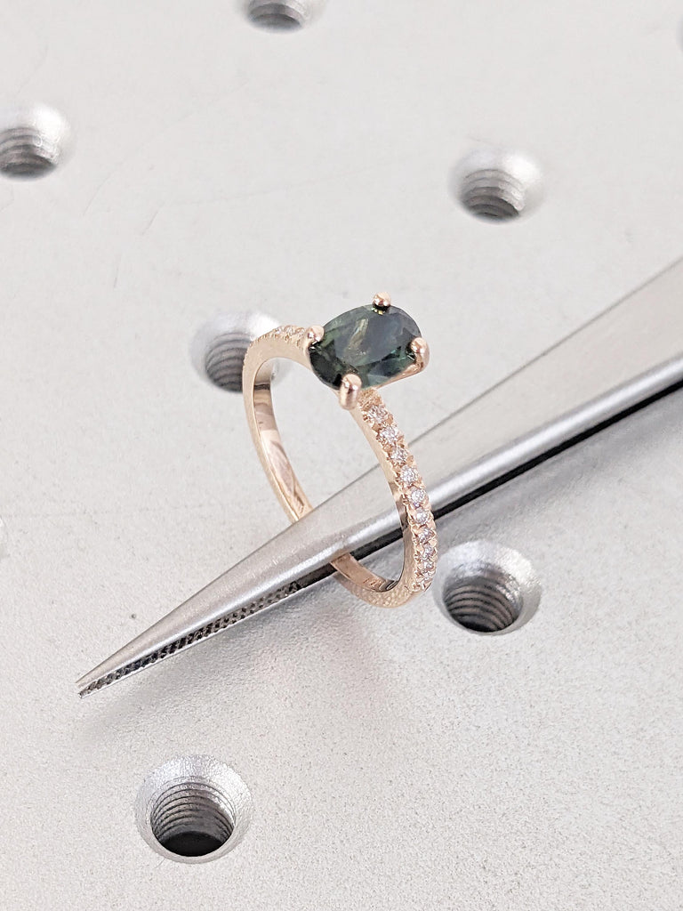 Unique Wedding Rings, Half Eternity Ring