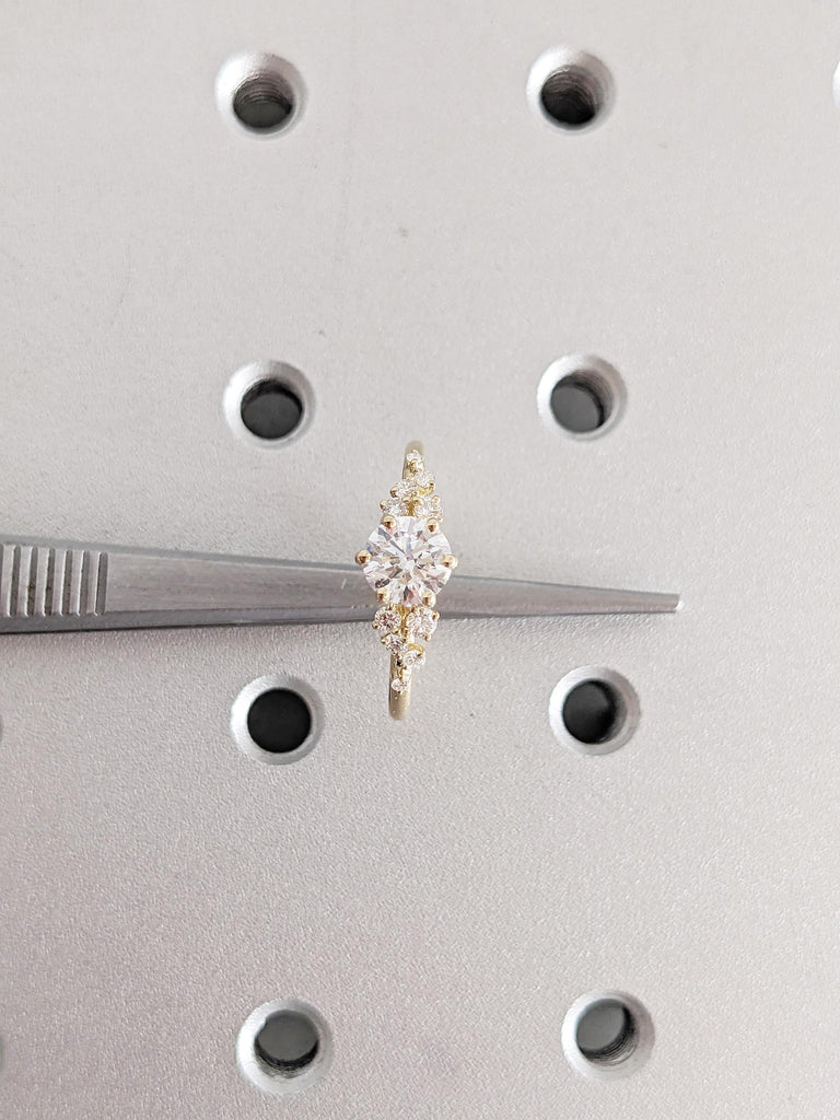 Moissanite Engagement Ring