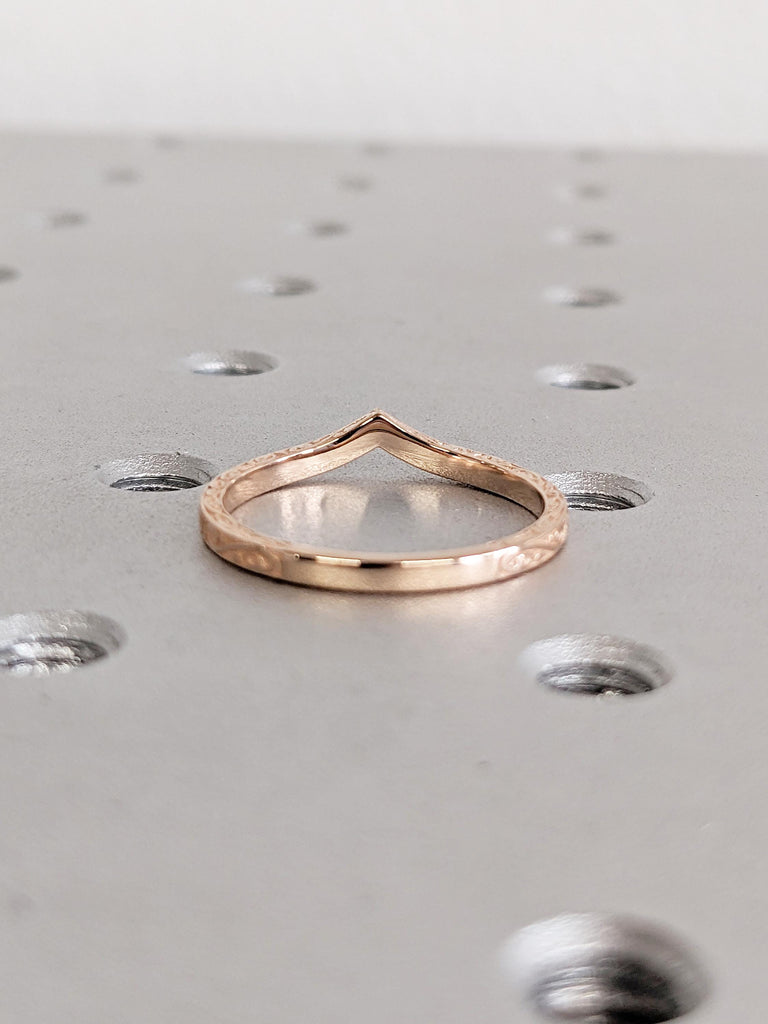Unique Chevron Ring, Matching Rings for Women