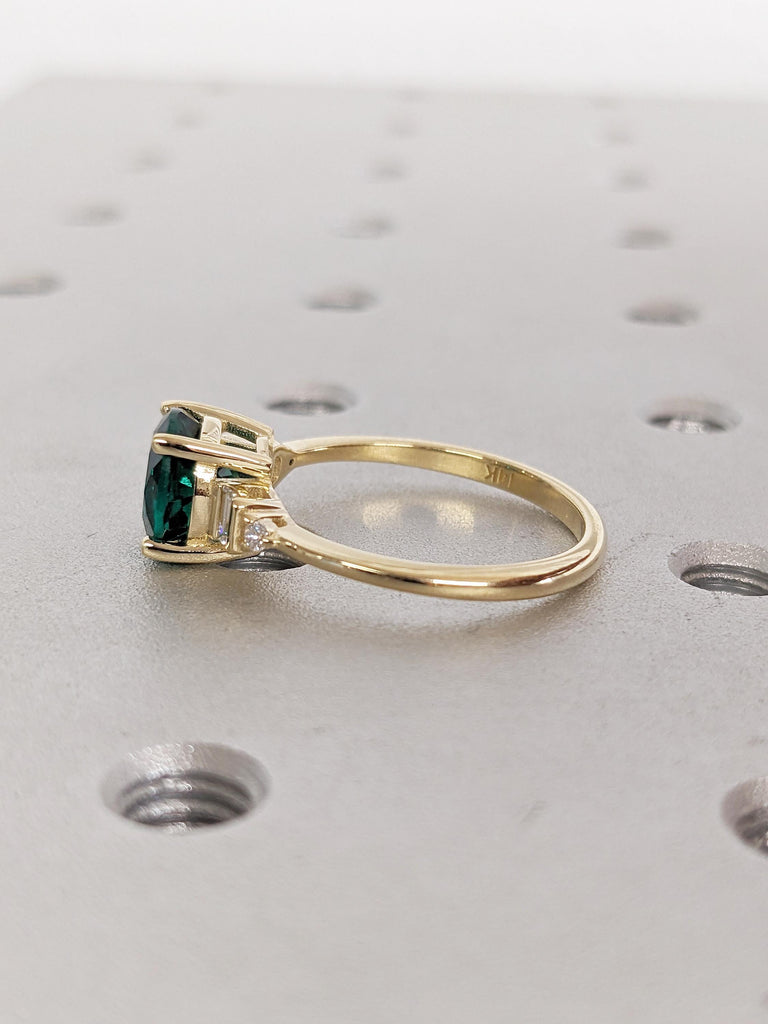14k Yellow Gold Engagement Ring
