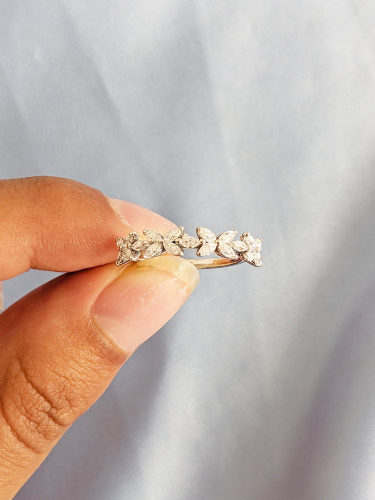 Art Deco Leaf Ring