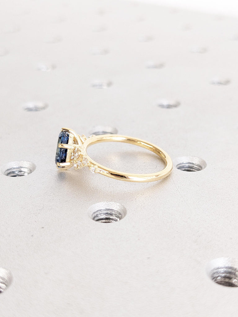 Snowdrift Diamond Cluster Ring