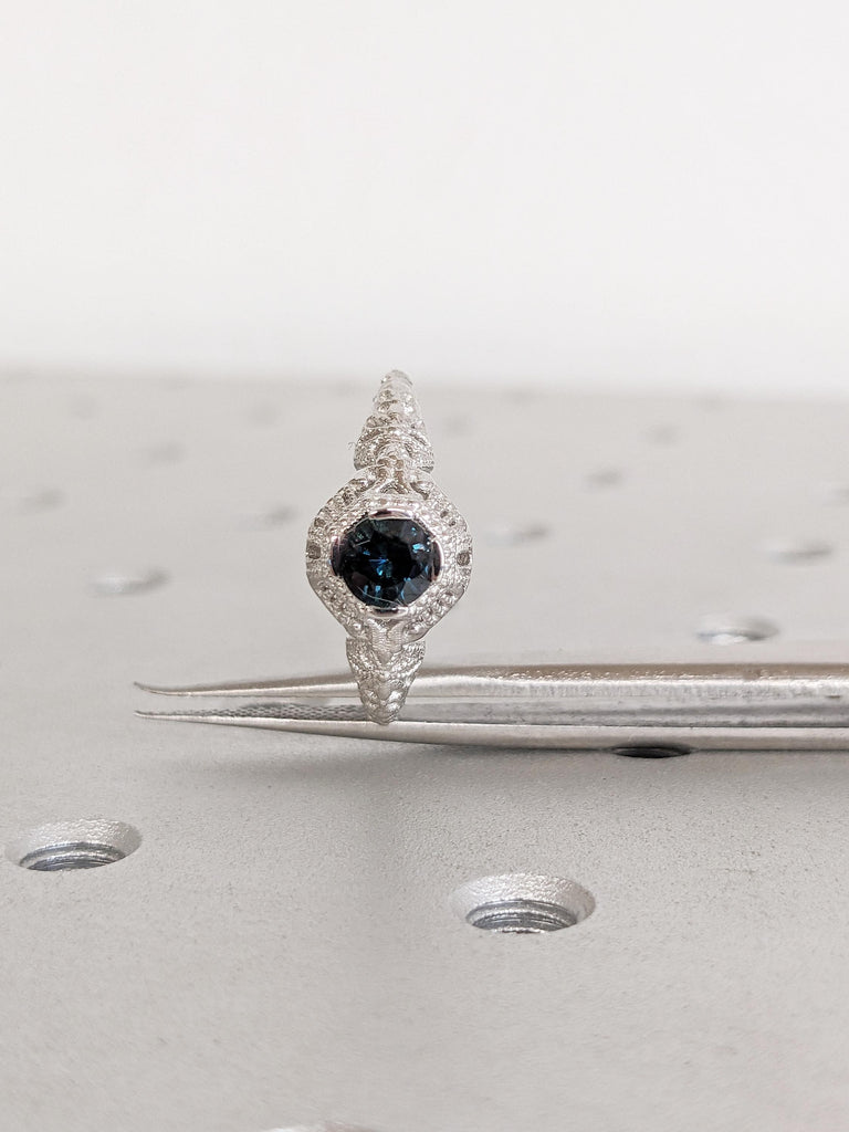 Art Nouveau Ring, Art Deco Anniversary Ring