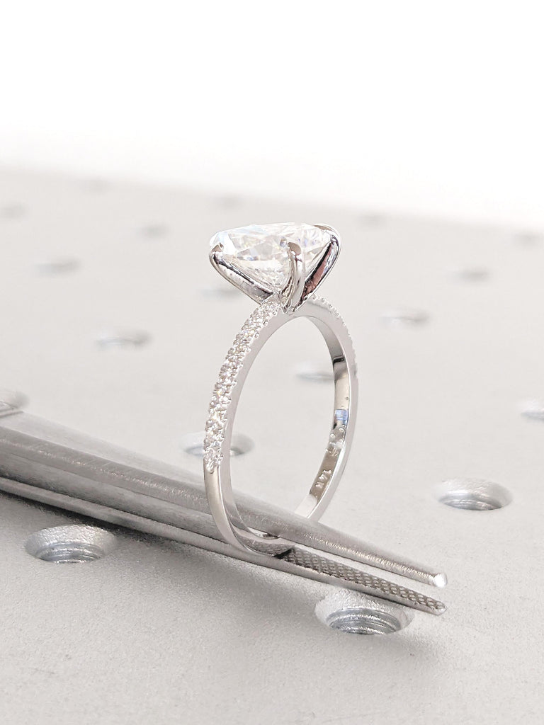 2ct Lab Grown Engagement Ring