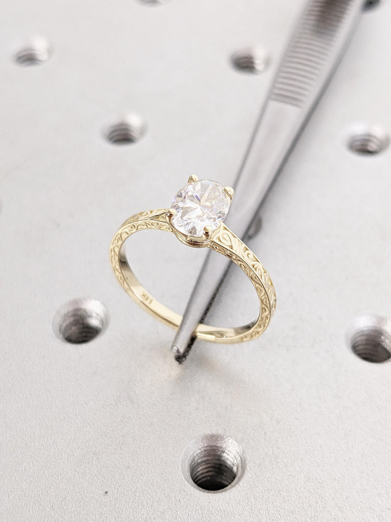 Oval Lab Grown Diamond Ring