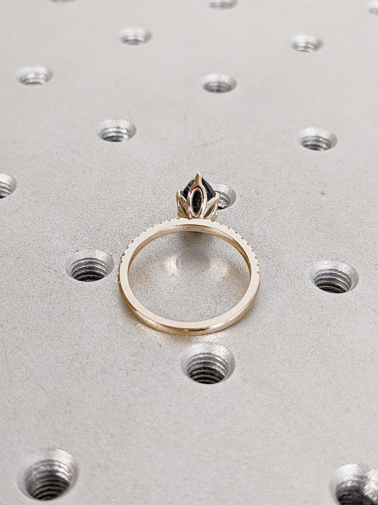 Half Eternity 14k Gold Ring