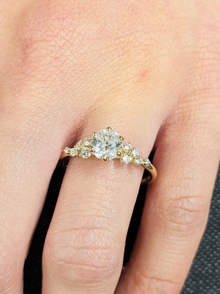 Art Deco Lab Diamond Ring