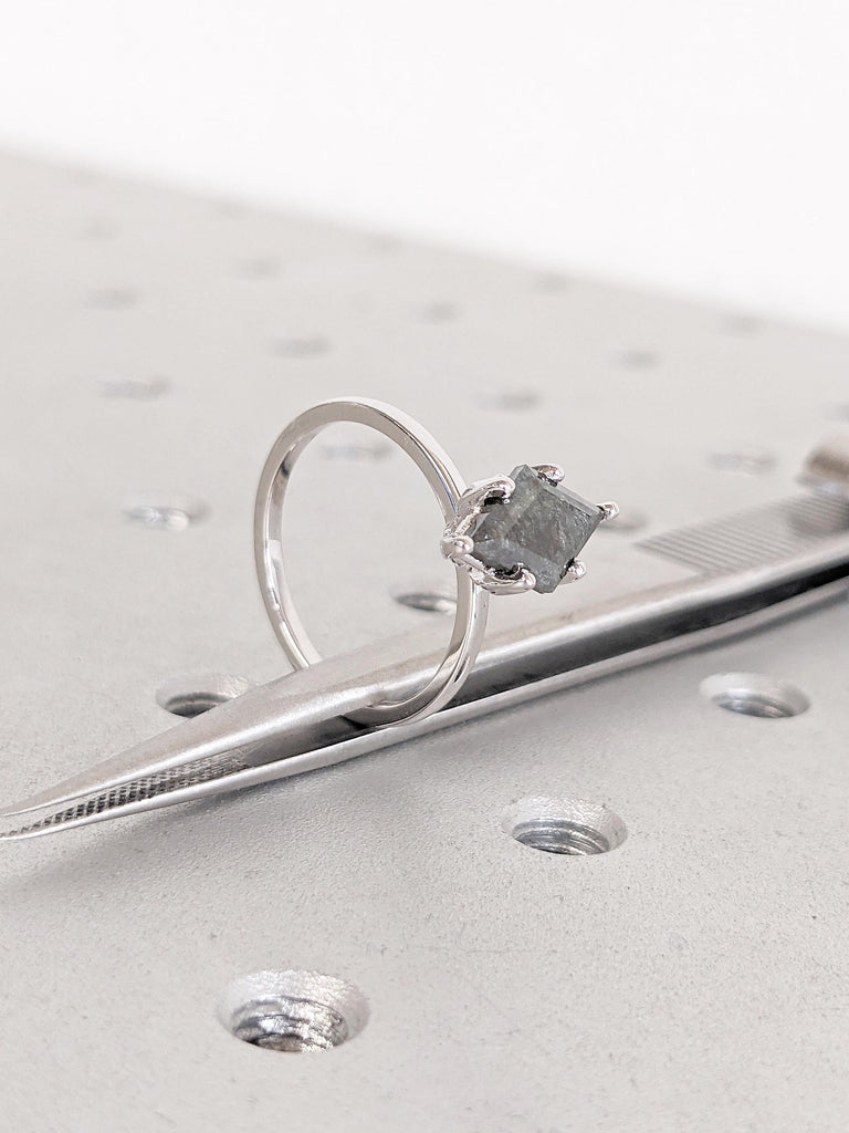 18k Gold Promise Ring for Her, Kite Ring
