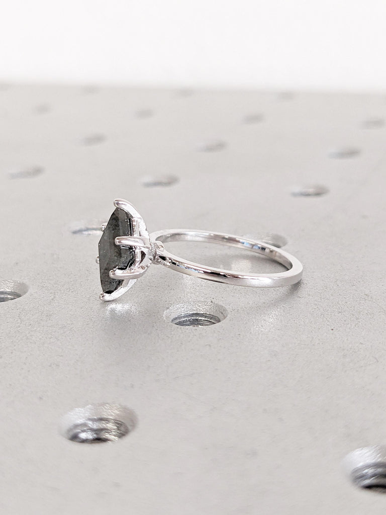 Kite Cut Engagement Ring