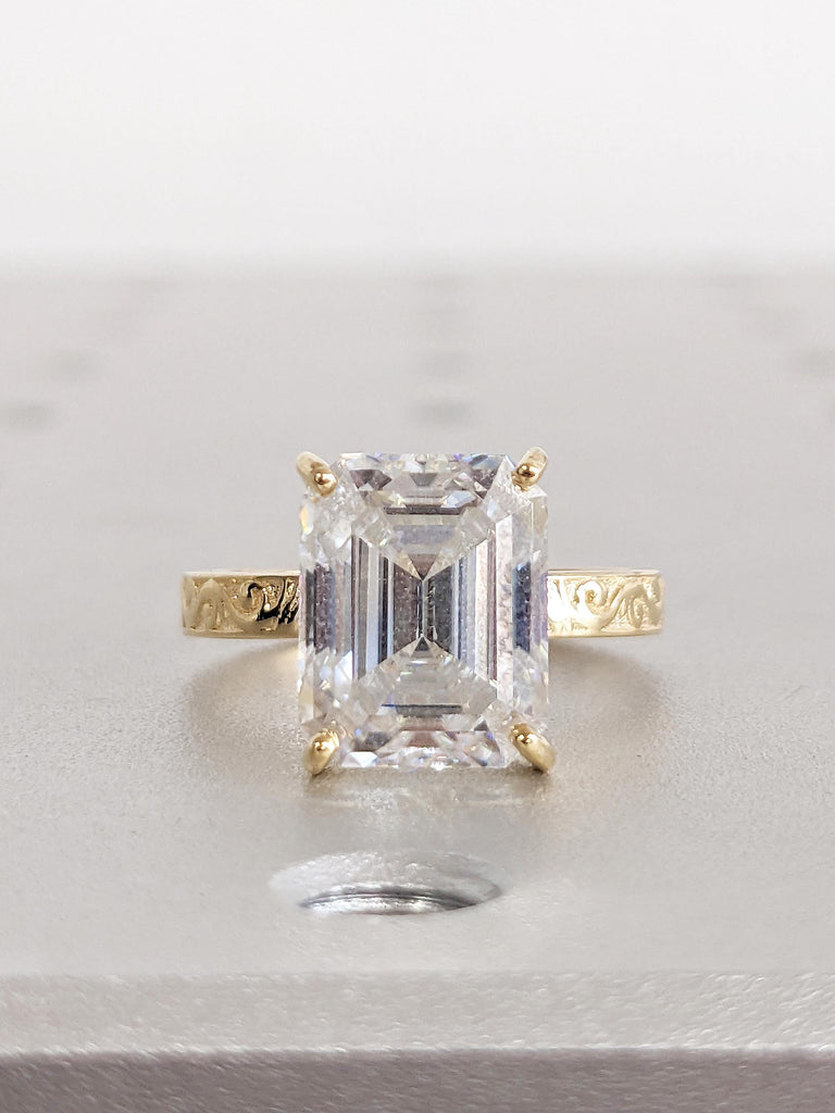 Filigree Moissanite Rings