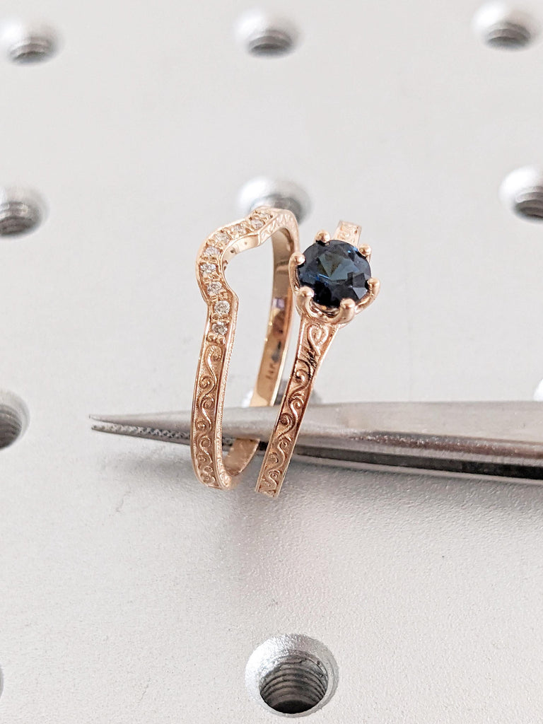 Montana Sapphire Women Wedding Ring