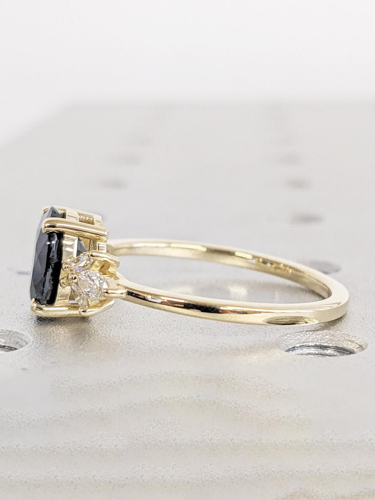 2ct Oval Sapphire Engagement Ring