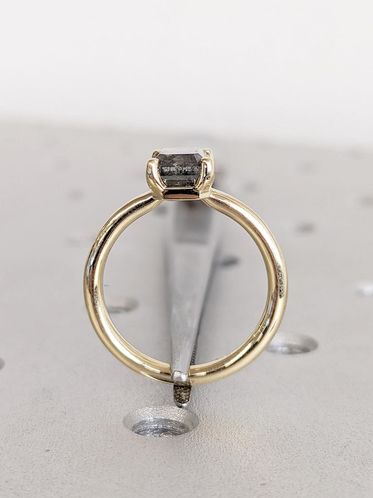 Anniversary Gift for Her, Low Profile Ring