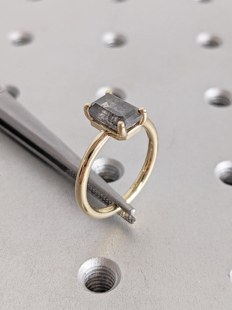 Emerald Cut Engagement Ring