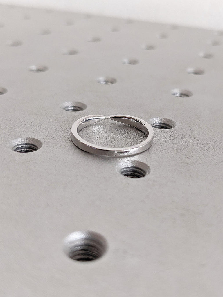 Solid 14K Gold Skinny Wedding Band | Minimalist Modern Art Deco Green Tourmaline and Diamond Band | Women Thin Wedding Ring | Stackable Ring