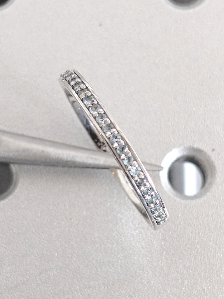 14k White Gold Wedding Band, Matching Ring, Stacking Ring
