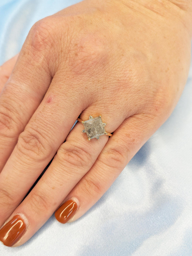 Solitaire Ring, Wedding Anniversary Ring, Birthday Gift for Her