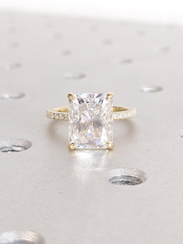 Half Eternity Ring, Dainty Engagement Ring