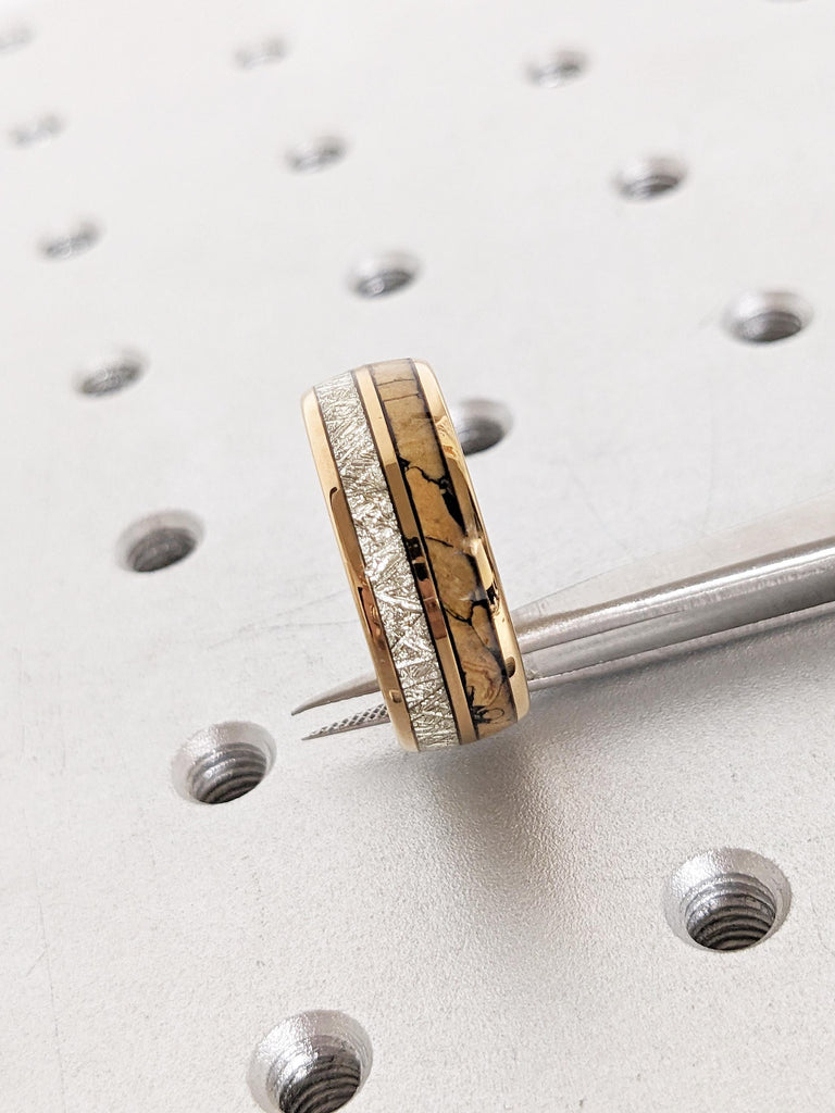 T-Rex Ring, Rose Gold Plated Men&#39;s Ring