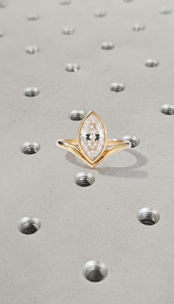 Delicate 14k Solid Gold Ring