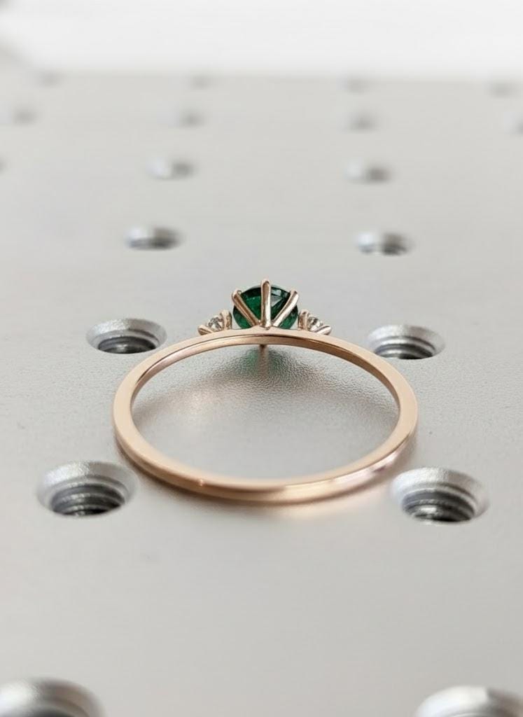 Emerald Promise Rings for Women