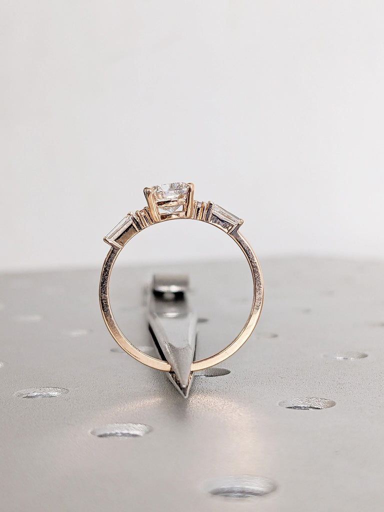 Cushion Lab Grown Diamond Ring, IGI Certified Lab Diamond Ring, 18K Rose Gold, Engagement Wedding Anniversary Promise Ring, Bridal Jewelry image #5
