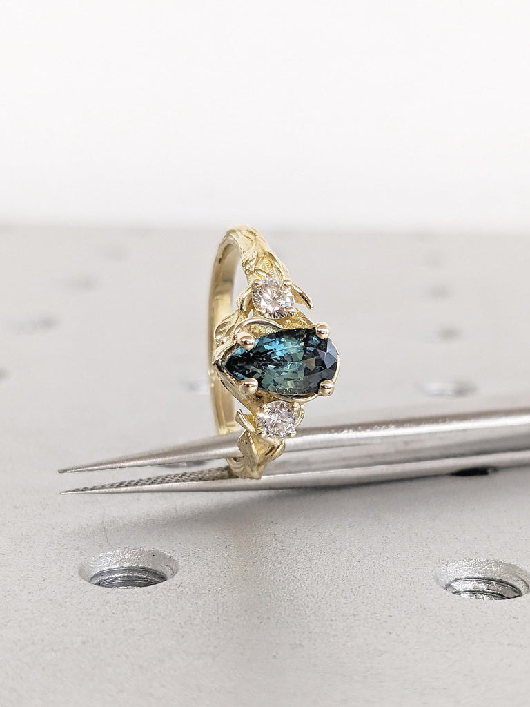Nature Inspired Engagement Ring